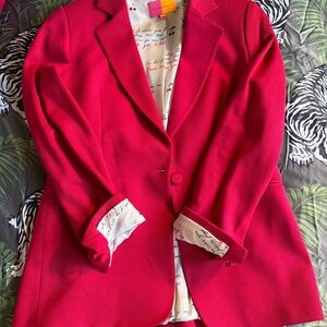 Red Women's Suit